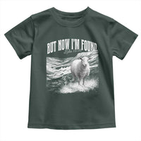 But Now I'm Found Toddler T Shirt Christian Faith Sheep
