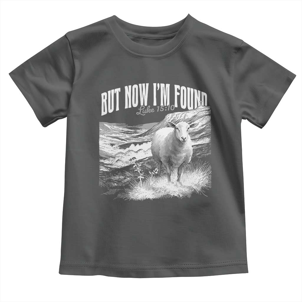 But Now I'm Found Toddler T Shirt Christian Faith Sheep