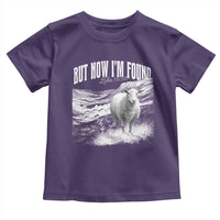 But Now I'm Found Toddler T Shirt Christian Faith Sheep