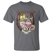 Funny Western Easter Day T Shirt Howdy Easter Country Cowboy Bunny Horseshoe