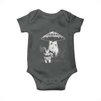 Funny Easter Day UFO Bunny Alien Eggs Baby Onesie