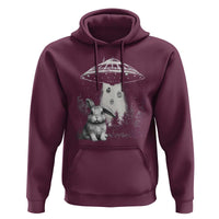 Funny Easter Day UFO Bunny Alien Eggs Hoodie