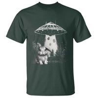 Funny Easter Day UFO Bunny Alien Eggs T Shirt