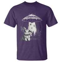 Funny Easter Day UFO Bunny Alien Eggs T Shirt