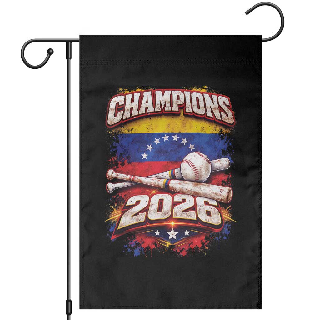 Venezuela Champions 2026 Baseball Lover Venezuelan Flag Garden Flag