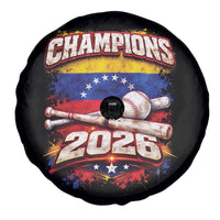 Venezuela Champions 2026 Baseball Lover Venezuelan Flag Spare Tire Cover