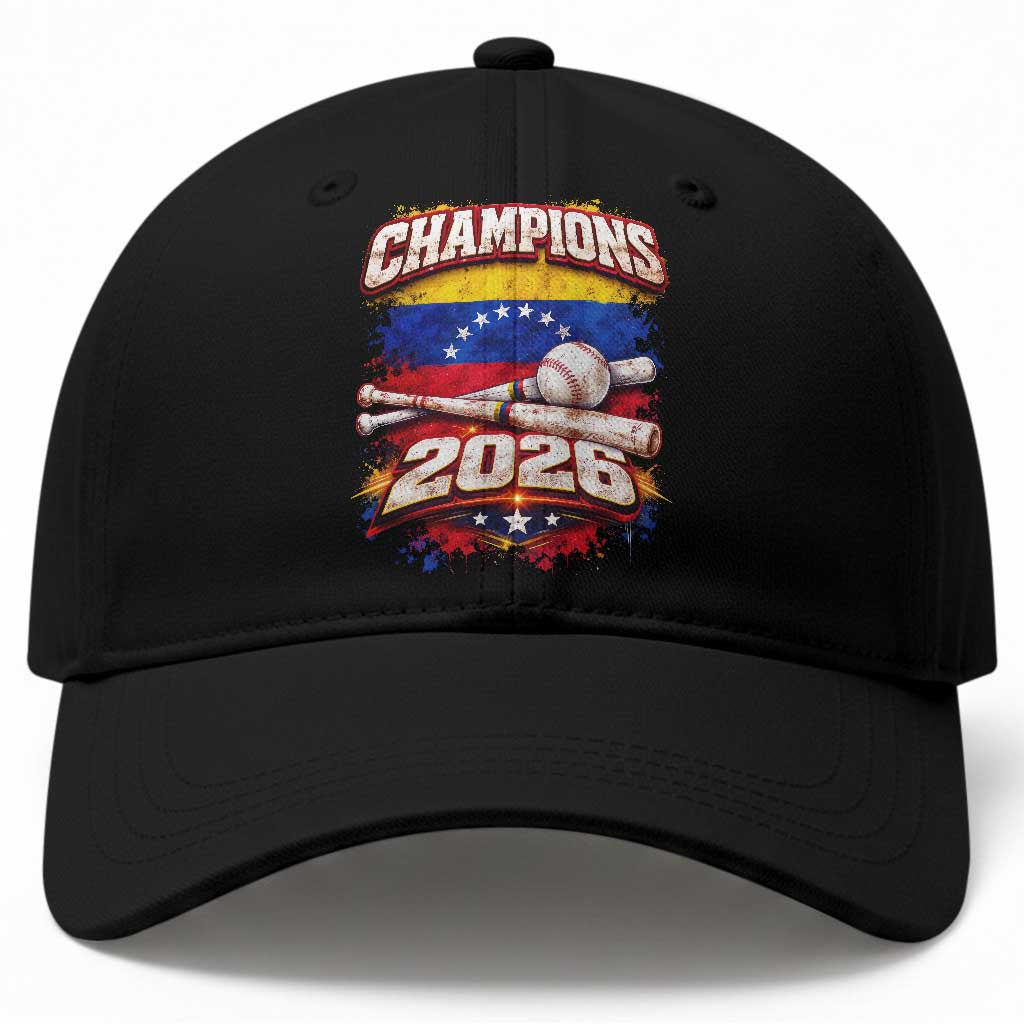 Venezuela Champions 2026 Baseball Lover Venezuelan Flag Baseball Cap