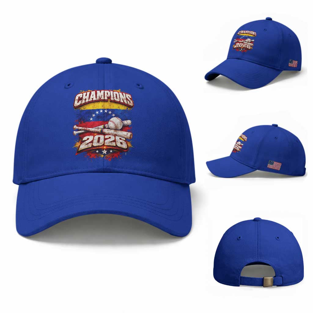 Venezuela Champions 2026 Baseball Lover Venezuelan Flag Baseball Cap