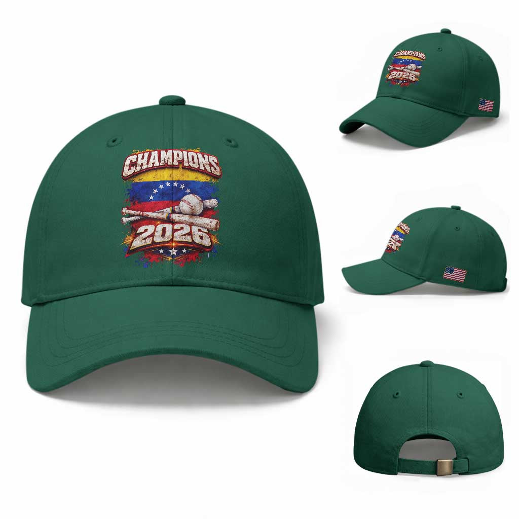 Venezuela Champions 2026 Baseball Lover Venezuelan Flag Baseball Cap