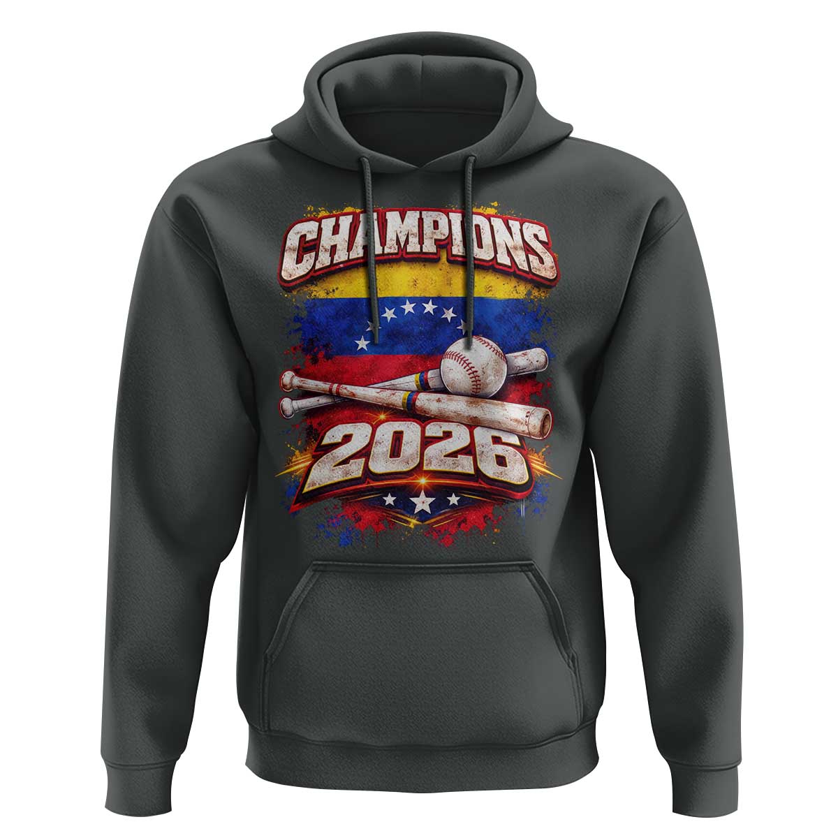 Venezuela Champions 2026 Baseball Lover Venezuelan Flag Hoodie