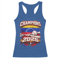 Venezuela Champions 2026 Baseball Lover Venezuelan Flag Racerback Tank Top