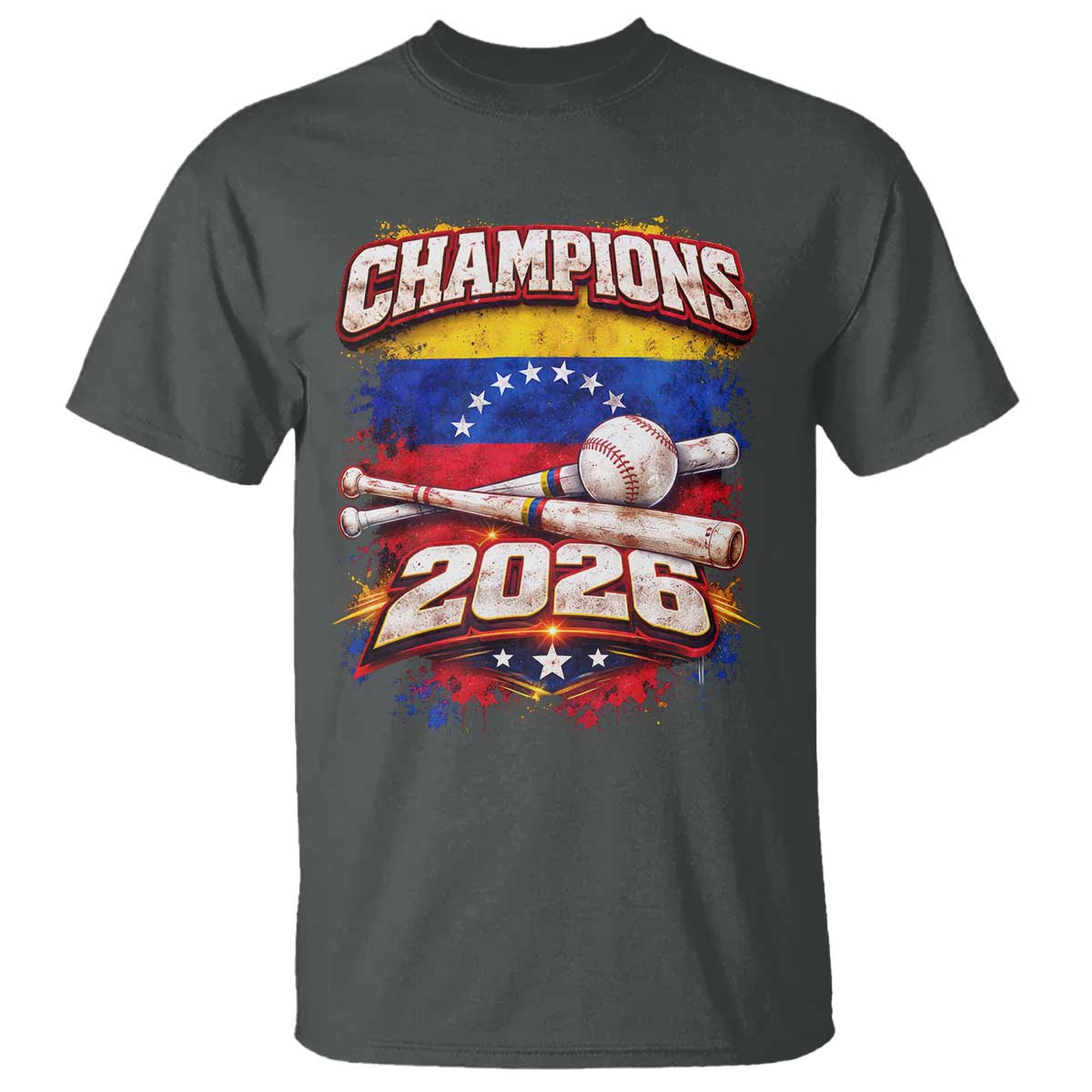 Venezuela Champions 2026 Baseball Lover Venezuelan Flag T Shirt