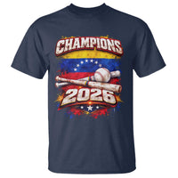 Venezuela Champions 2026 Baseball Lover Venezuelan Flag T Shirt