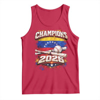 Venezuela Champions 2026 Baseball Lover Venezuelan Flag Tank Top