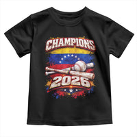 Venezuela Champions 2026 Baseball Lover Venezuelan Flag Toddler T Shirt