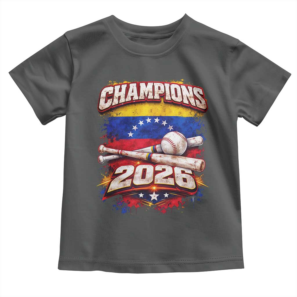 Venezuela Champions 2026 Baseball Lover Venezuelan Flag Toddler T Shirt
