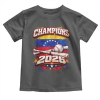 Venezuela Champions 2026 Baseball Lover Venezuelan Flag Toddler T Shirt
