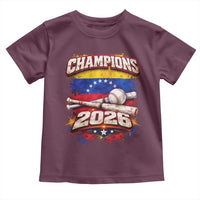 Venezuela Champions 2026 Baseball Lover Venezuelan Flag Toddler T Shirt