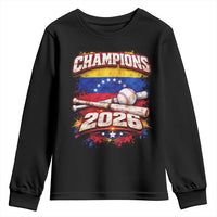 Venezuela Champions 2026 Baseball Lover Venezuelan Flag Youth Sweatshirt