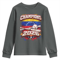 Venezuela Champions 2026 Baseball Lover Venezuelan Flag Youth Sweatshirt
