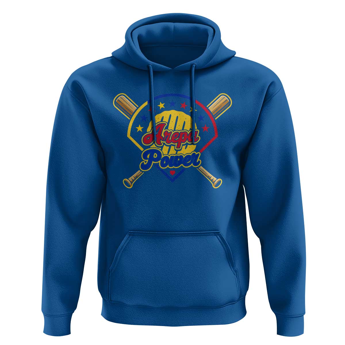 Arepa Power Venezuela Baseball Lover Hoodie Venezuelan Pride
