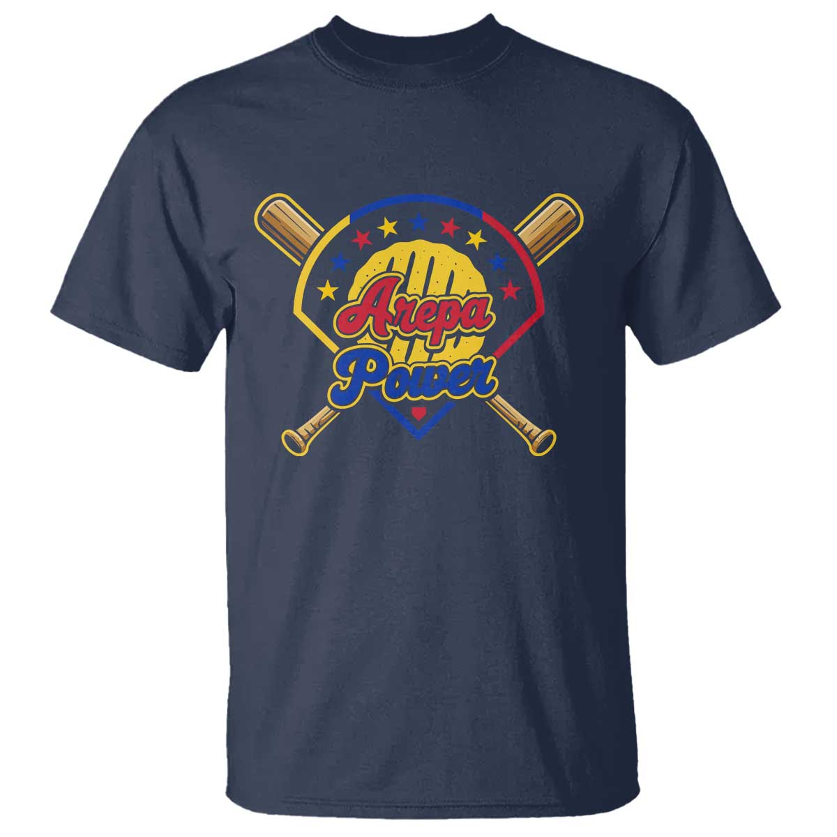 Arepa Power Venezuela Baseball Lover T Shirt Venezuelan Pride