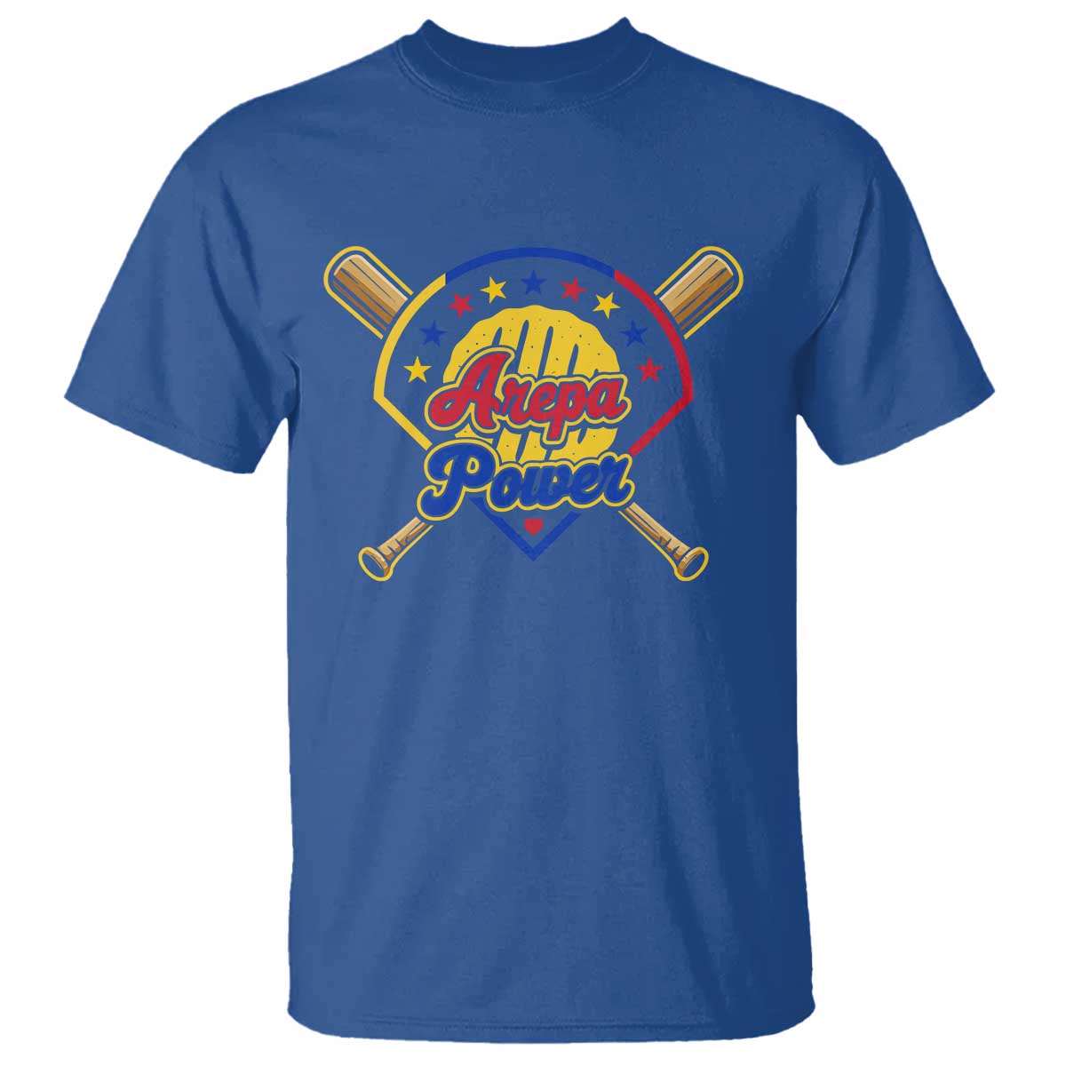 Arepa Power Venezuela Baseball Lover T Shirt Venezuelan Pride