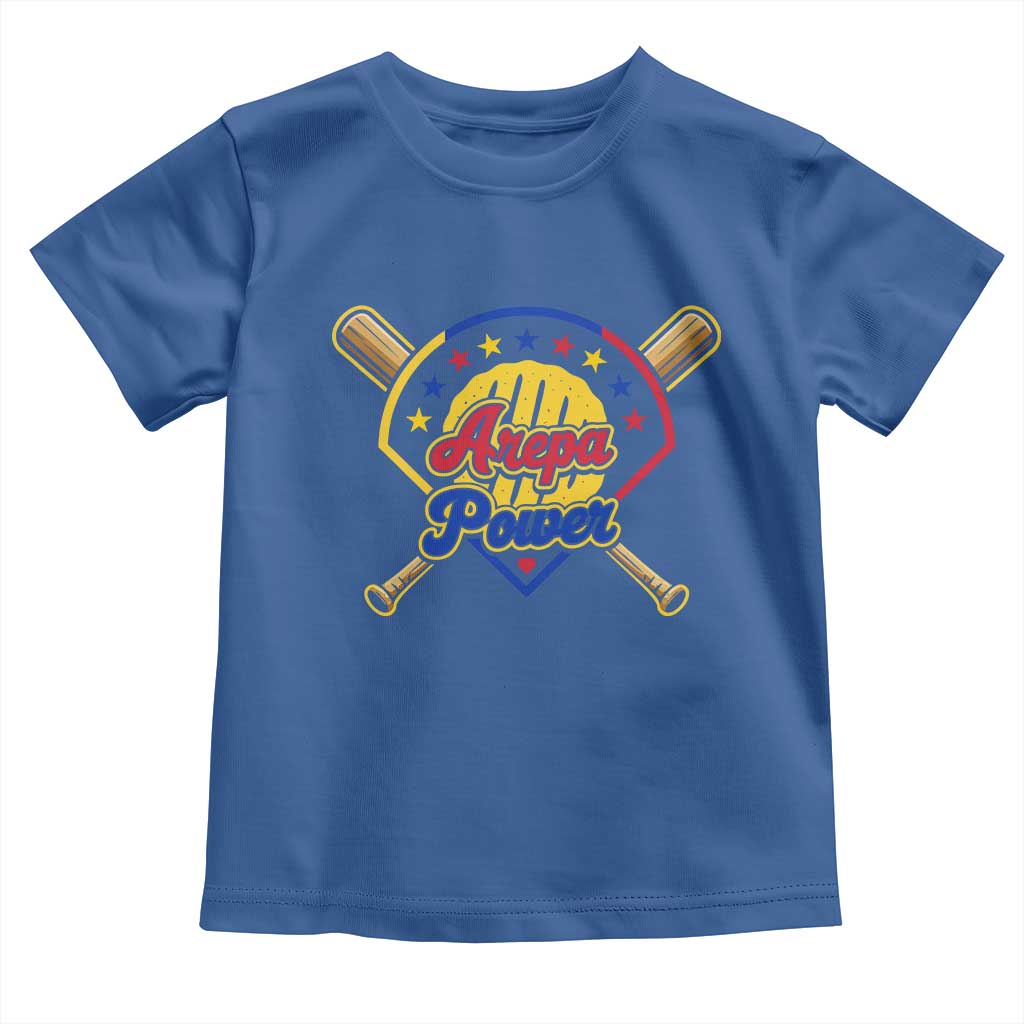 Arepa Power Venezuela Baseball Lover Toddler T Shirt Venezuelan Pride