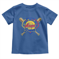 Arepa Power Venezuela Baseball Lover Toddler T Shirt Venezuelan Pride