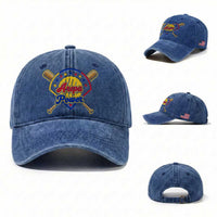 Arepa Power Venezuela Baseball Lover Washed Cotton Baseball Cap Venezuelan Pride