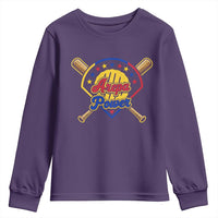 Arepa Power Venezuela Baseball Lover Youth Sweatshirt Venezuelan Pride