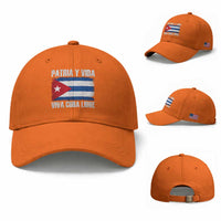 Patria y Vida Cuba Libre Baseball Cap Freedom Patriotic Cuban Flag