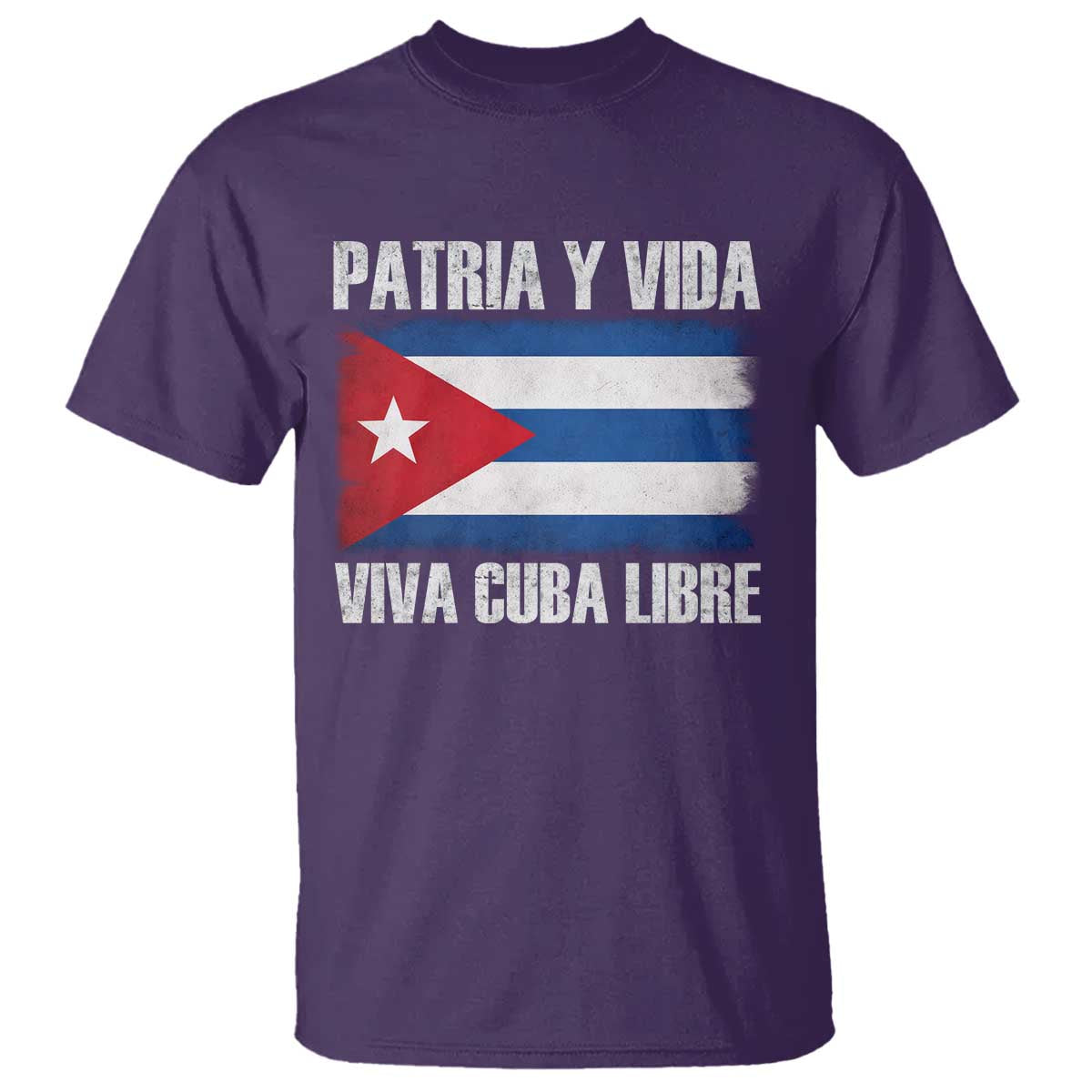 Patria y Vida Cuba Libre T Shirt Freedom Patriotic Cuban Flag