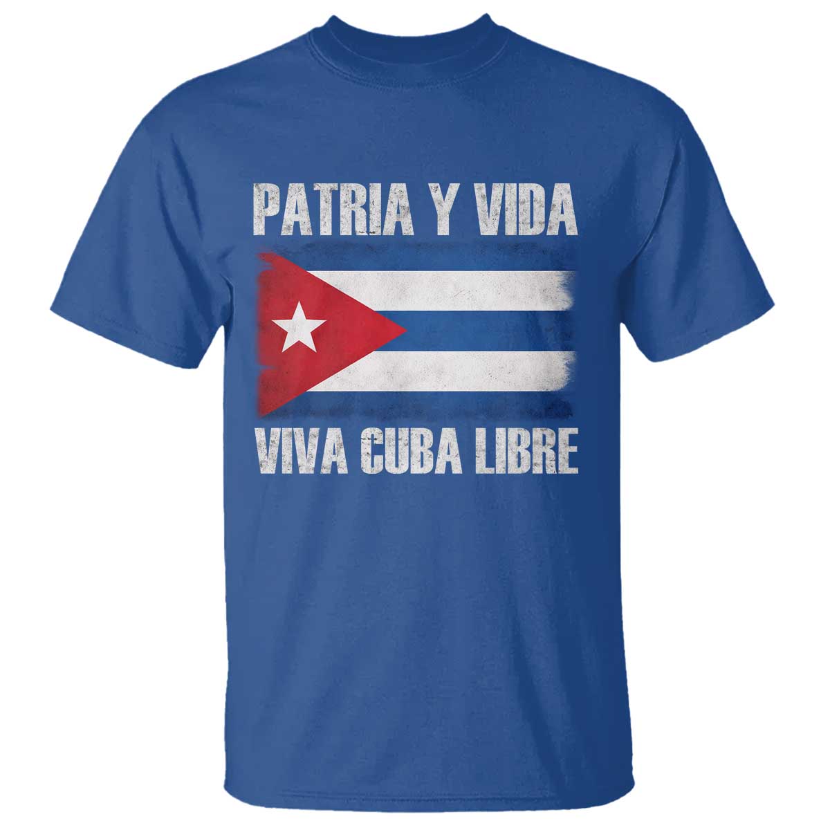 Patria y Vida Cuba Libre T Shirt Freedom Patriotic Cuban Flag