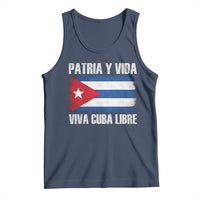 Patria y Vida Cuba Libre Tank Top Freedom Patriotic Cuban Flag