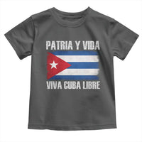 Patria y Vida Cuba Libre Toddler T Shirt Freedom Patriotic Cuban Flag