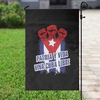 Patria y Vida Cuba Libre Garden Flag Cuba Flag Fist Freedom Movement