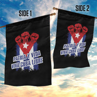 Patria y Vida Cuba Libre Garden Flag Cuba Flag Fist Freedom Movement
