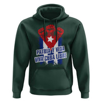 Patria y Vida Cuba Libre Hoodie Cuba Flag Fist Freedom Movement