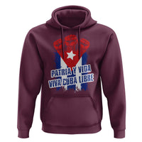 Patria y Vida Cuba Libre Hoodie Cuba Flag Fist Freedom Movement