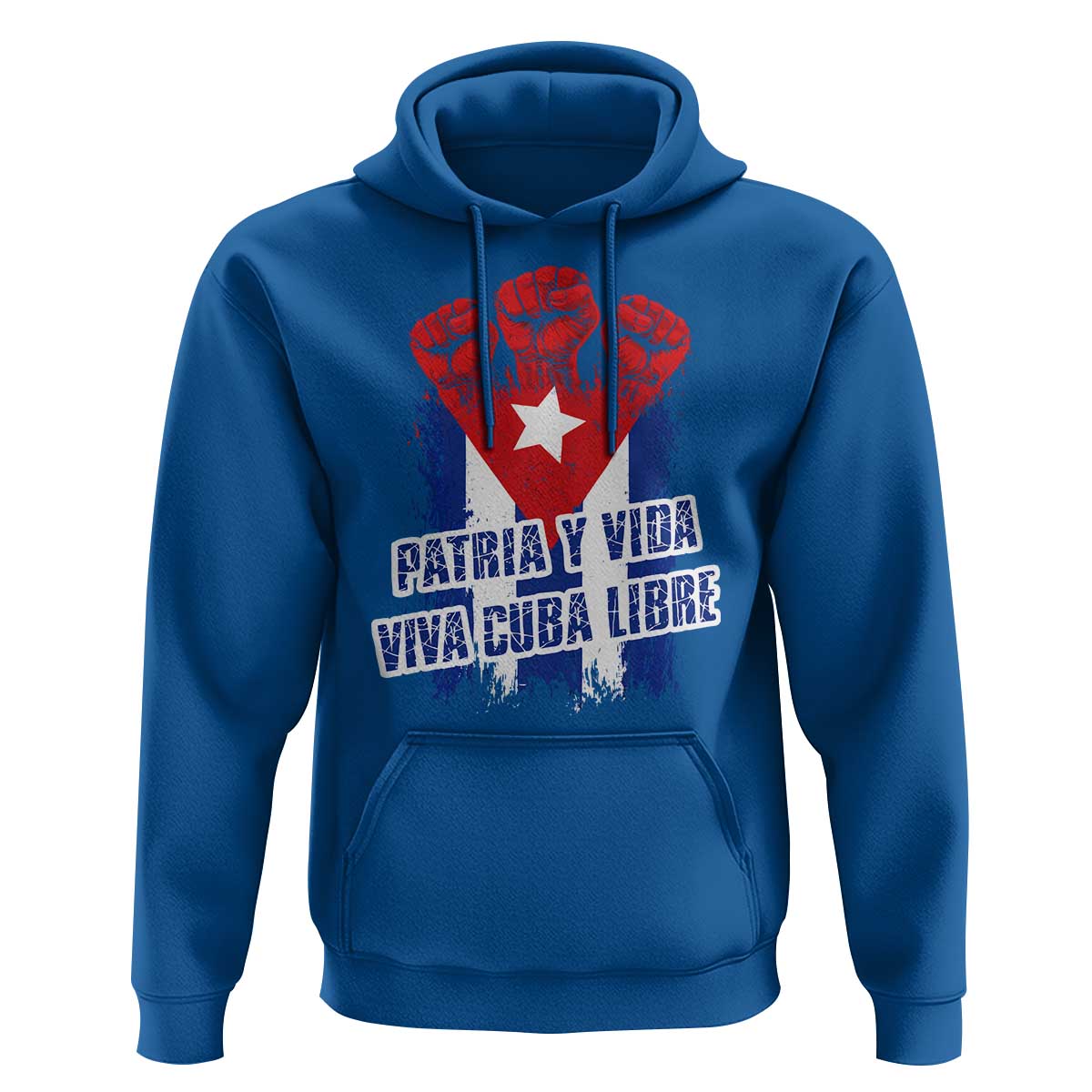 Patria y Vida Cuba Libre Hoodie Cuba Flag Fist Freedom Movement