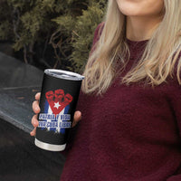 Patria y Vida Cuba Libre Tumbler Cup Cuba Flag Fist Freedom Movement