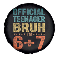 13th Birthday 67 Meme Spare Tire Cover Official Teenager Bruh I Am Six Seven Retro 13 Years Old