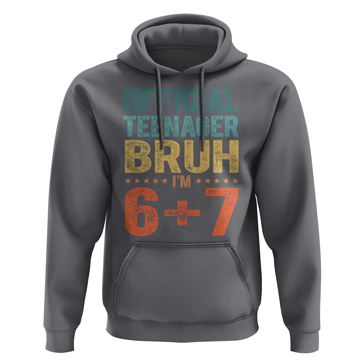 13th Birthday 67 Meme Hoodie Official Teenager Bruh I Am Six Seven Retro 13 Years Old