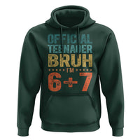13th Birthday 67 Meme Hoodie Official Teenager Bruh I Am Six Seven Retro 13 Years Old