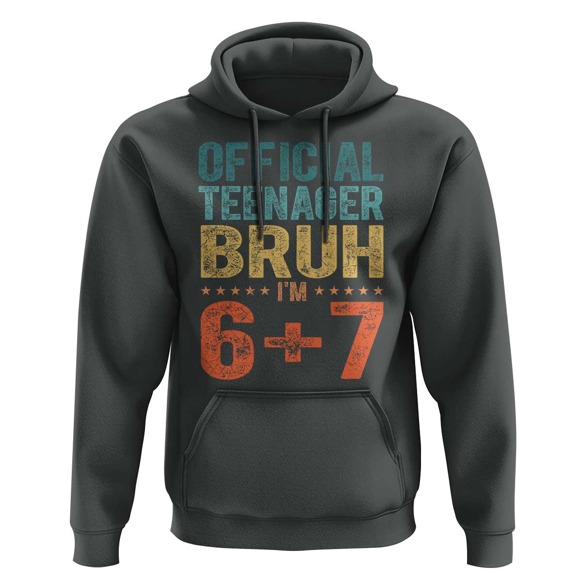 13th Birthday 67 Meme Hoodie Official Teenager Bruh I Am Six Seven Retro 13 Years Old