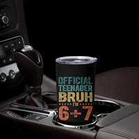 13th Birthday 67 Meme Tumbler Cup Official Teenager Bruh I Am Six Seven Retro 13 Years Old
