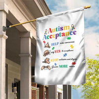 Autism Awareness Acceptance Hand Sign Language SPED Teacher Garden Flag