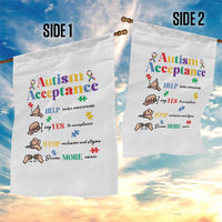 Autism Awareness Acceptance Hand Sign Language SPED Teacher Garden Flag