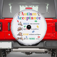 Autism Awareness Acceptance Hand Sign Language SPED Teacher Spare Tire Cover